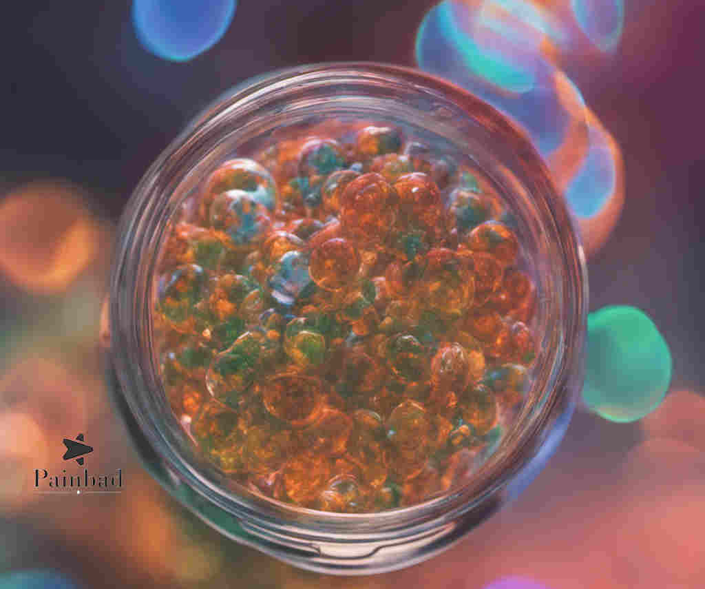 Artistic render of THC gummies
